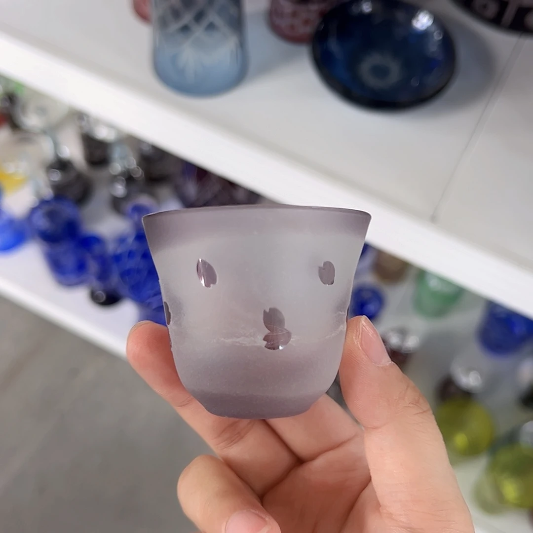 水晶玻璃高脚款微瑕一个