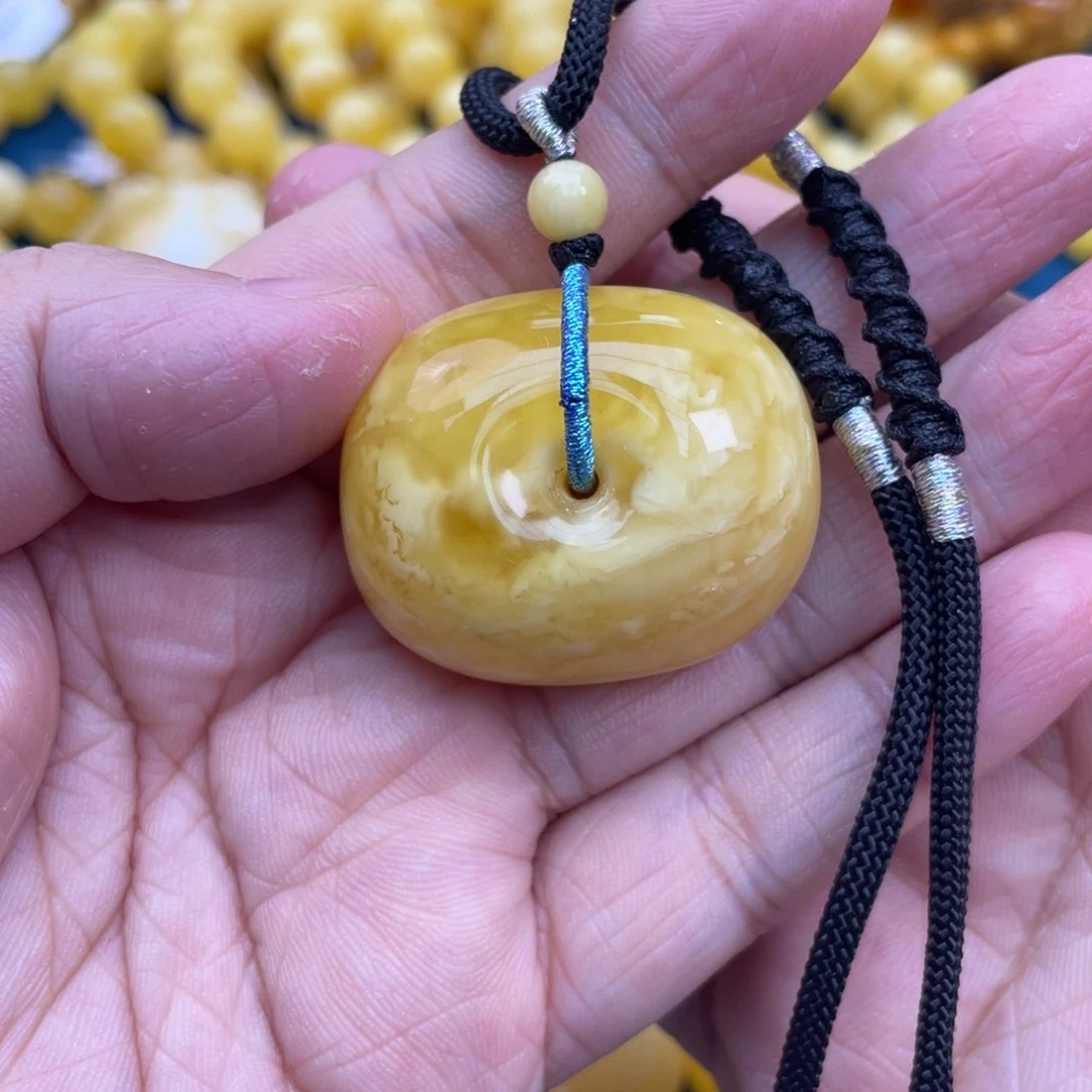 琥珀裸石未镶嵌琥珀蜜蜡