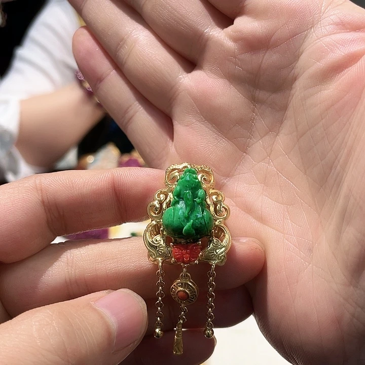 锦纶非金属貔貅戒指