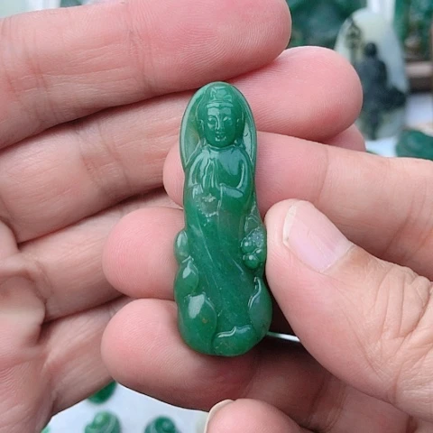 未镶嵌独山玉吊坠(不含链)