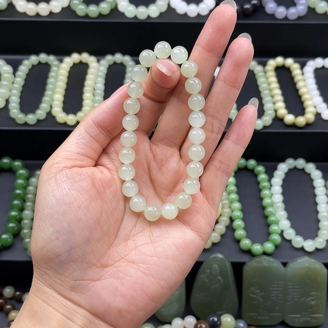 和田玉未镶嵌手链