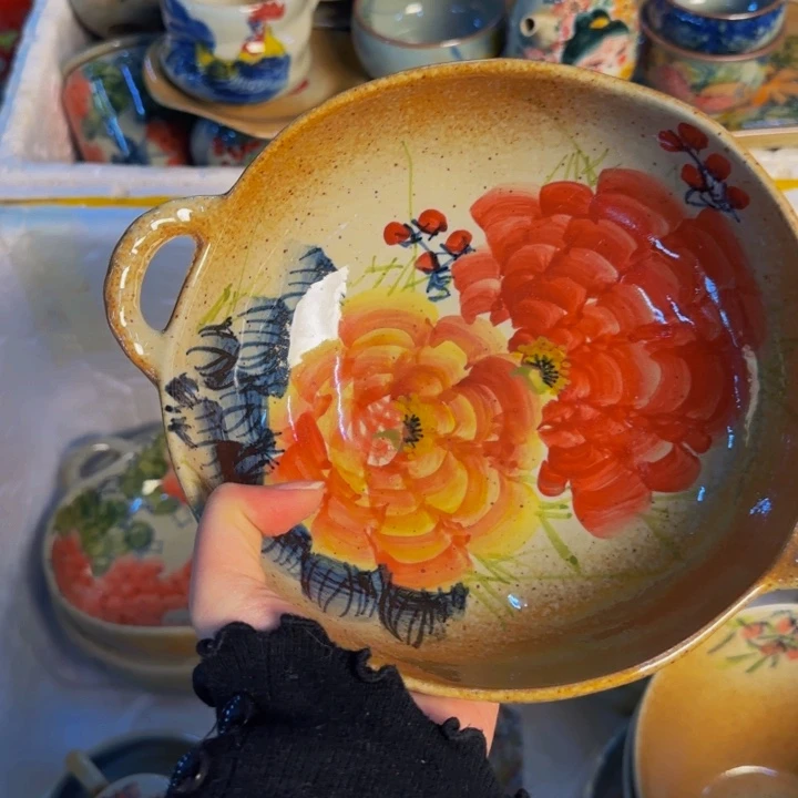 瓷片景德镇陶瓷手工手绘