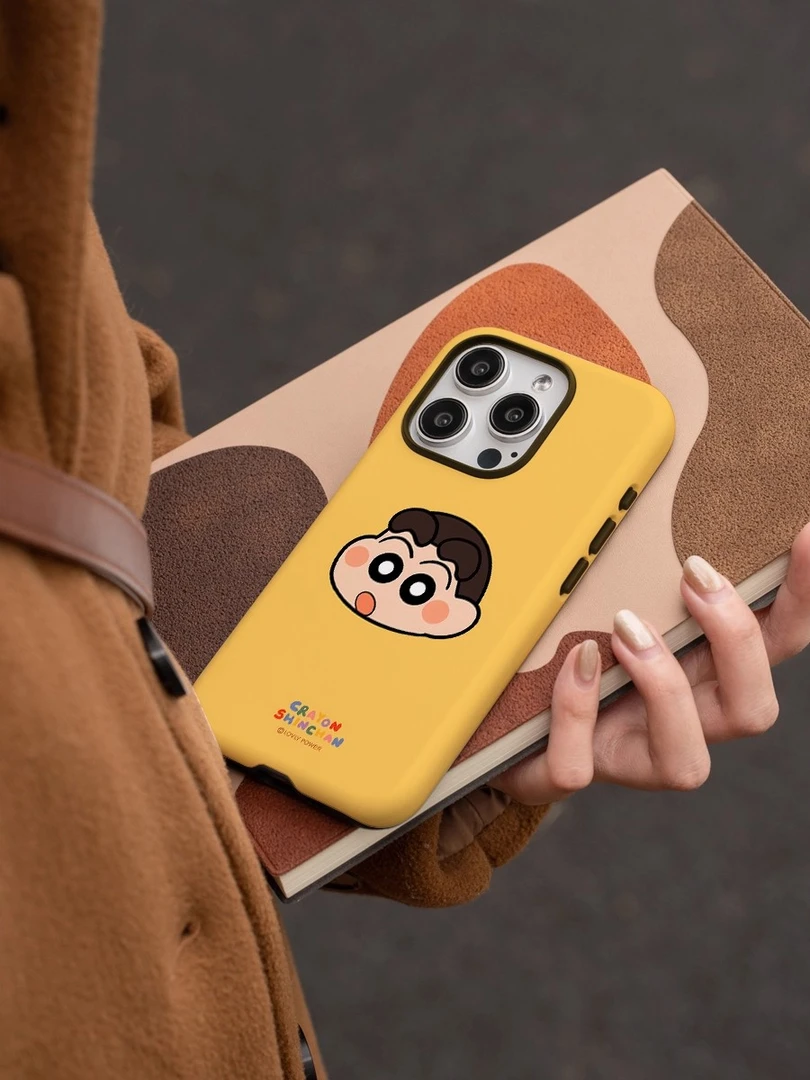 蜡笔小新菲林二合一适用苹果17pro华为vivo小米17oppo手机壳17PRO