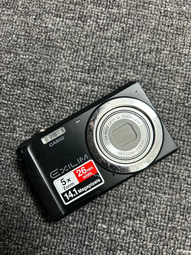 9新 Casio/卡西欧 Zs5ccd功能好黑色配件齐数码相机摄影