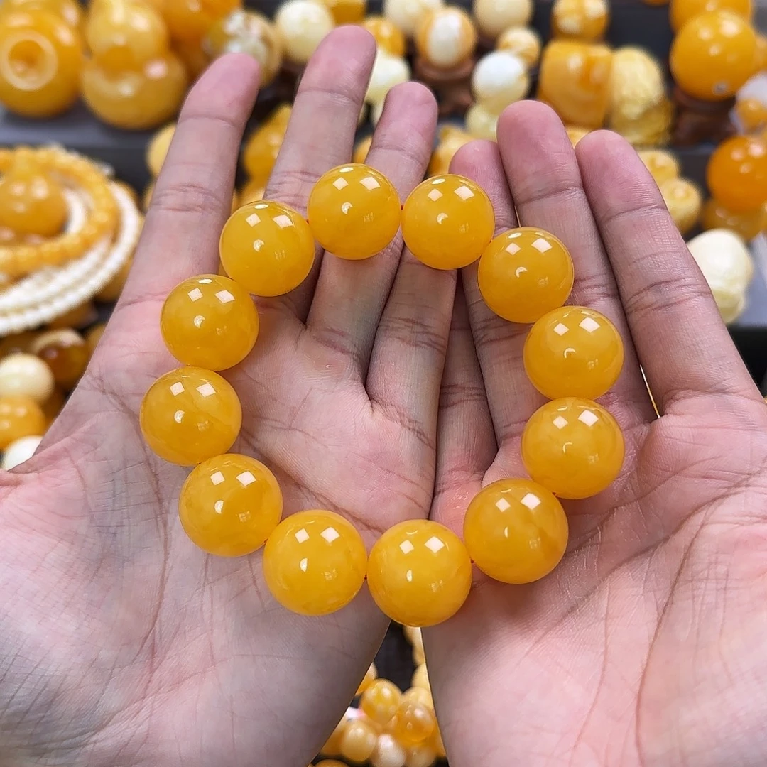琥珀未镶嵌珠宝奇石20mm同料