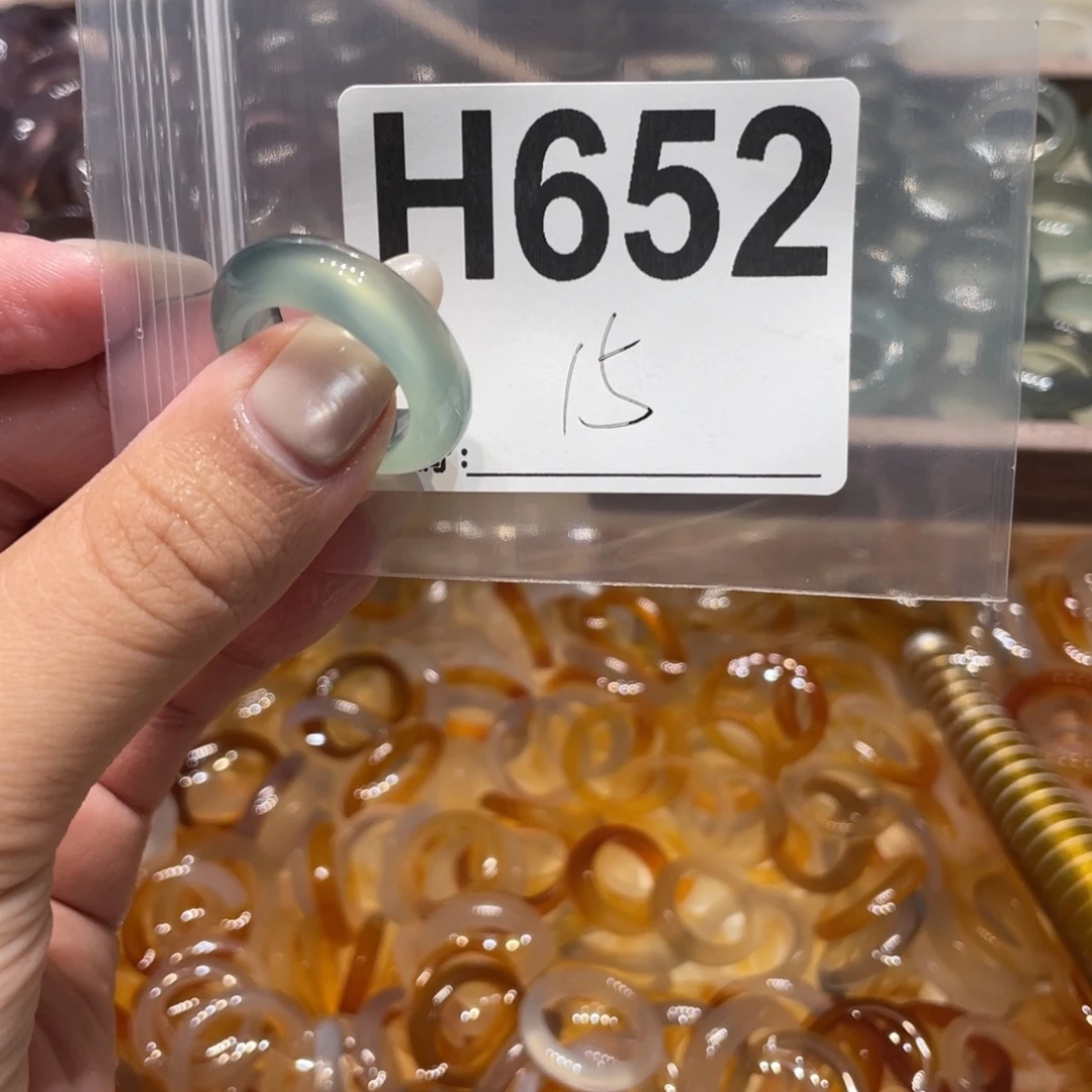 玛瑙/玉髓未镶嵌戒指652