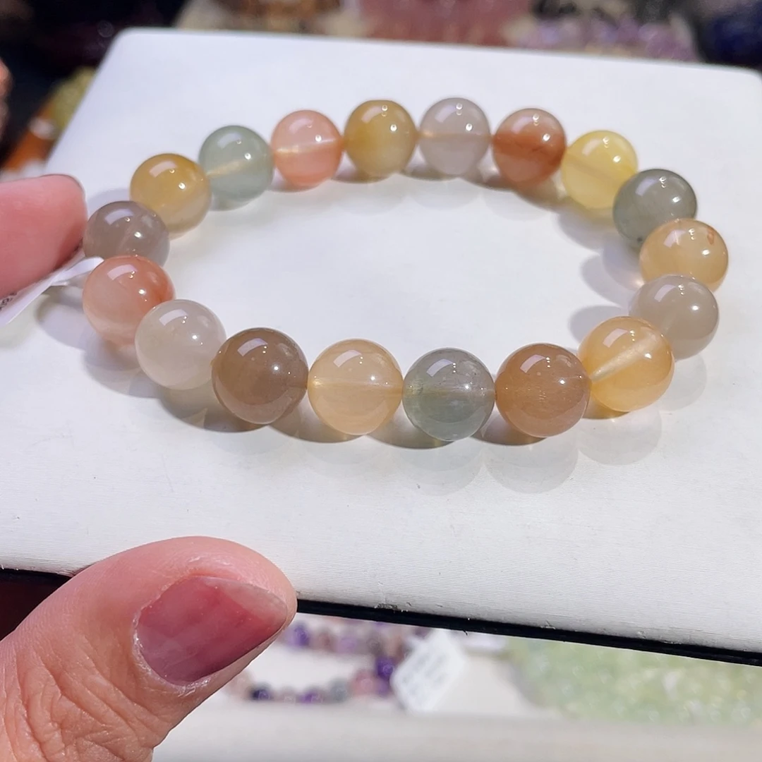 未镶嵌水晶手链老矿彩兔毛11.5mm