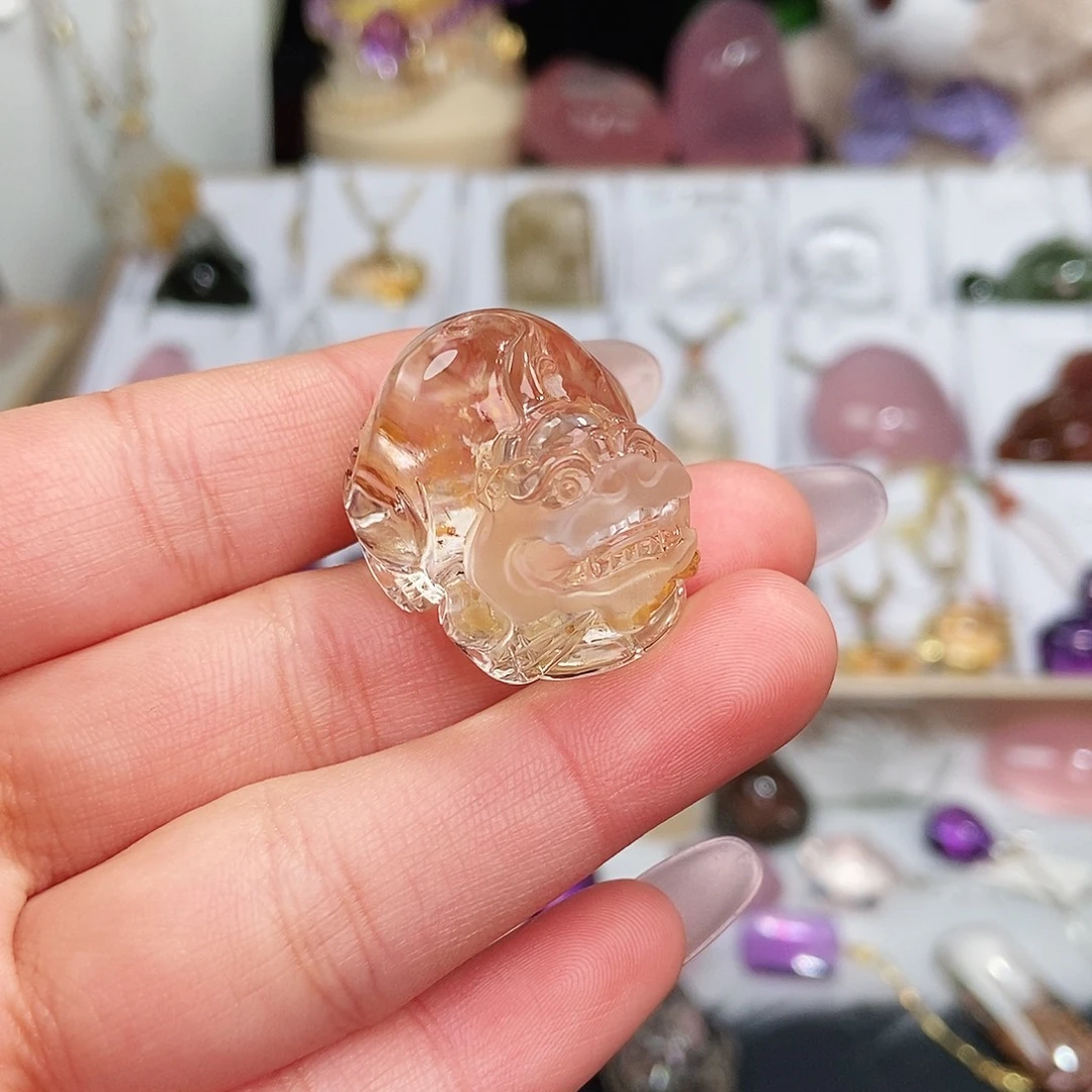 未镶嵌水晶吊坠(赠链)