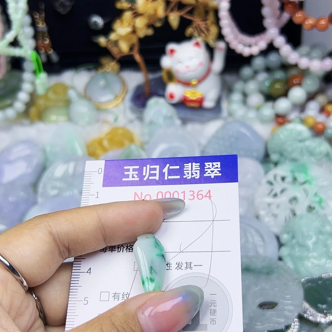 翡翠未镶嵌颈饰111