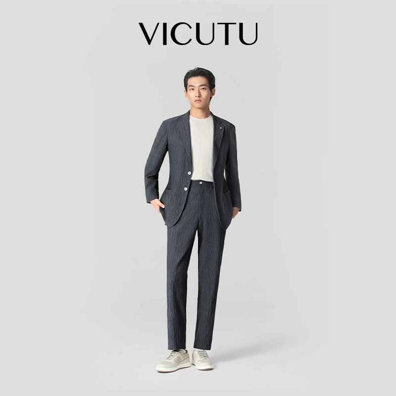 【旅型西服】RED VICUTU威可多男士西装易打理百搭商务正装西服灰色