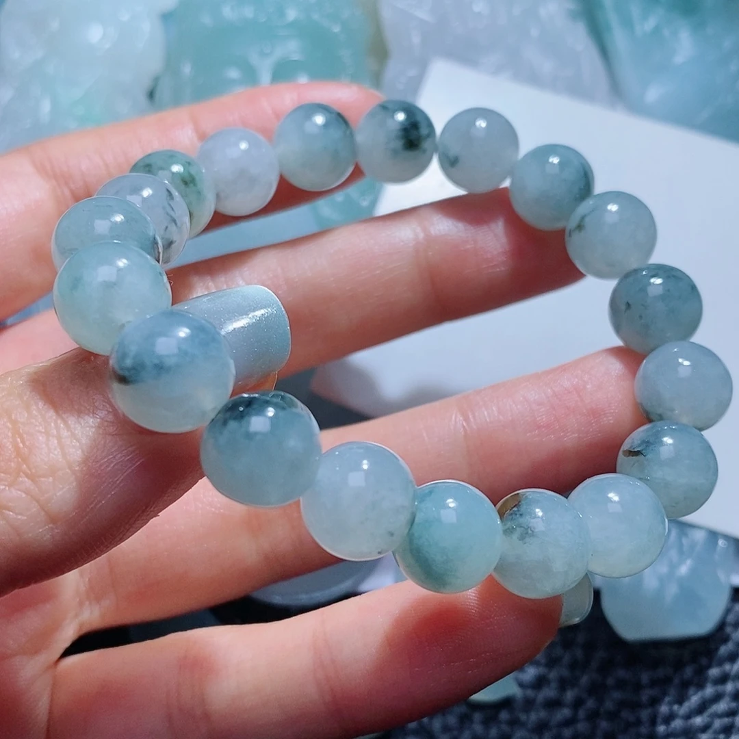 定制翡翠未镶嵌毛货付款后确认抛光