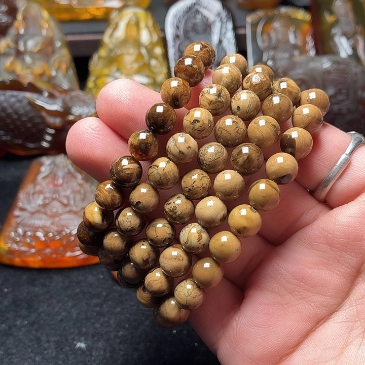 琥珀未镶嵌颈饰8➕白根54