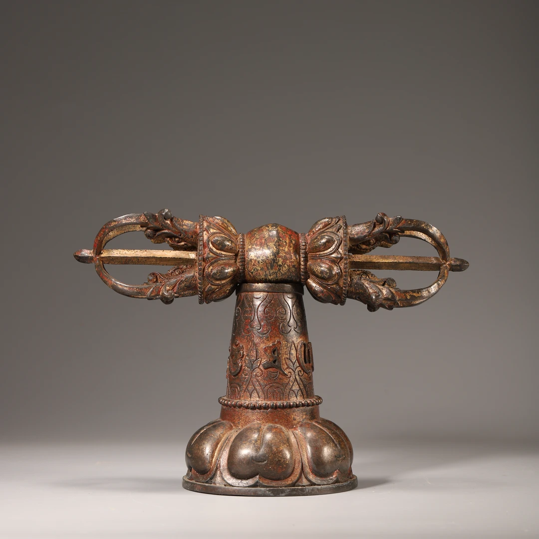 Lot22清代 铜五股金刚杵