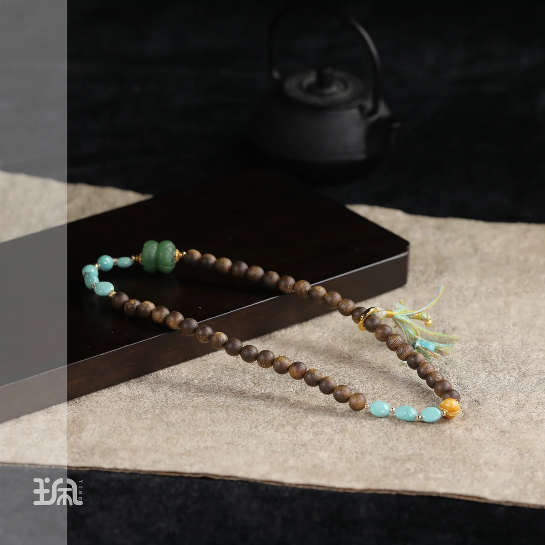 沉香暮言|手串*18K镶嵌XYC25052418多样性发其一