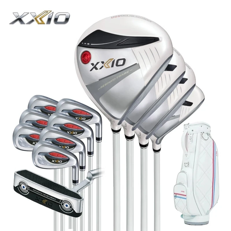 Xxio高尔夫球杆女士套杆珍珠白色XX10全套新手木杆铁杆25新款正品