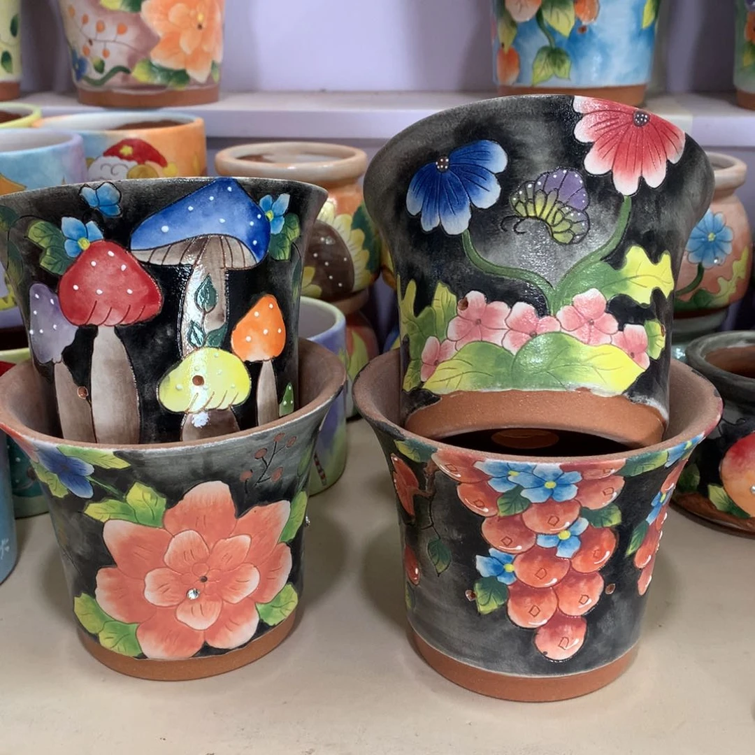 福利正品红陶花盆