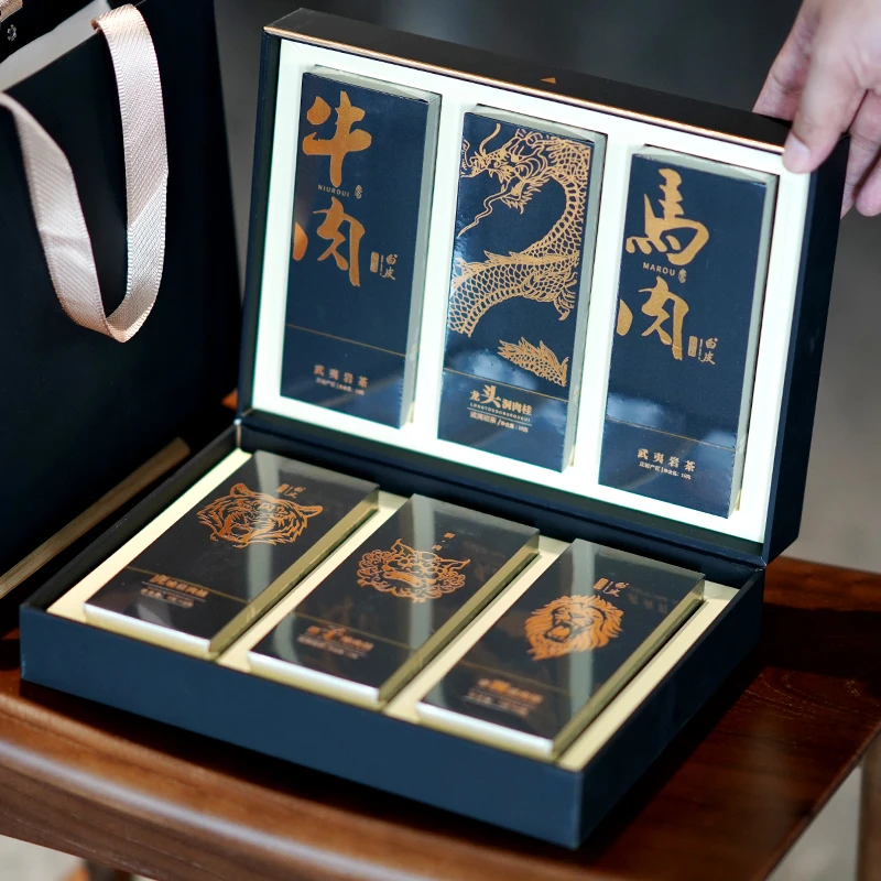组合装马头岩牛栏坑虎啸岩青狮岩狮子峰肉桂茶叶武夷岩茶礼盒装