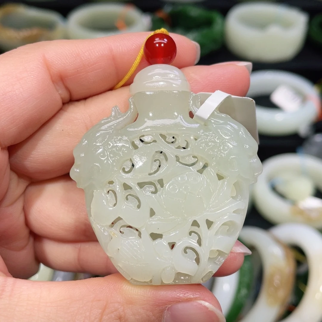 吊坠(不含链)未镶嵌和田玉