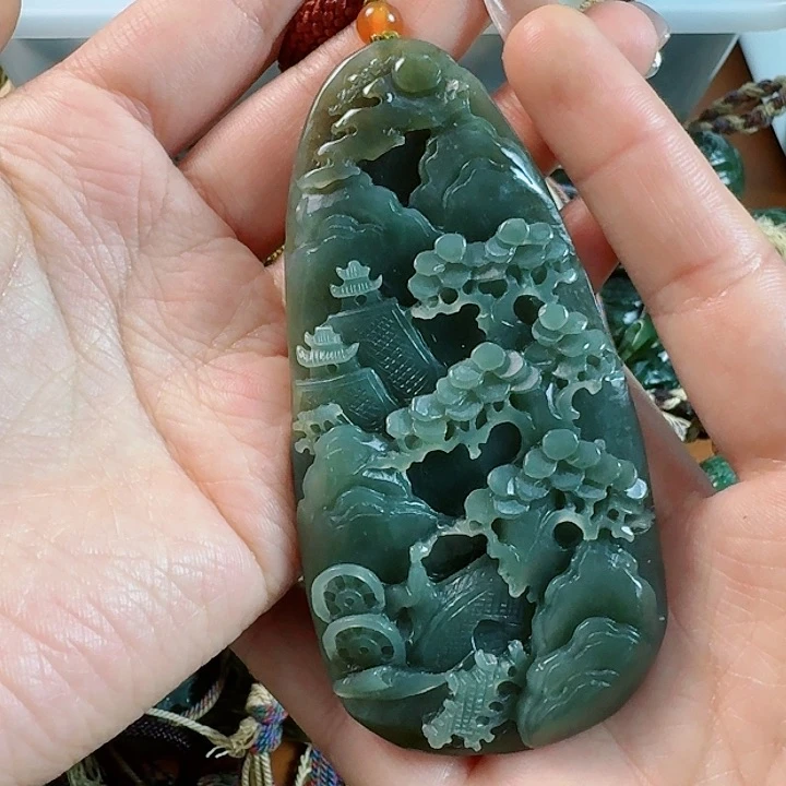 和田玉把件未镶嵌