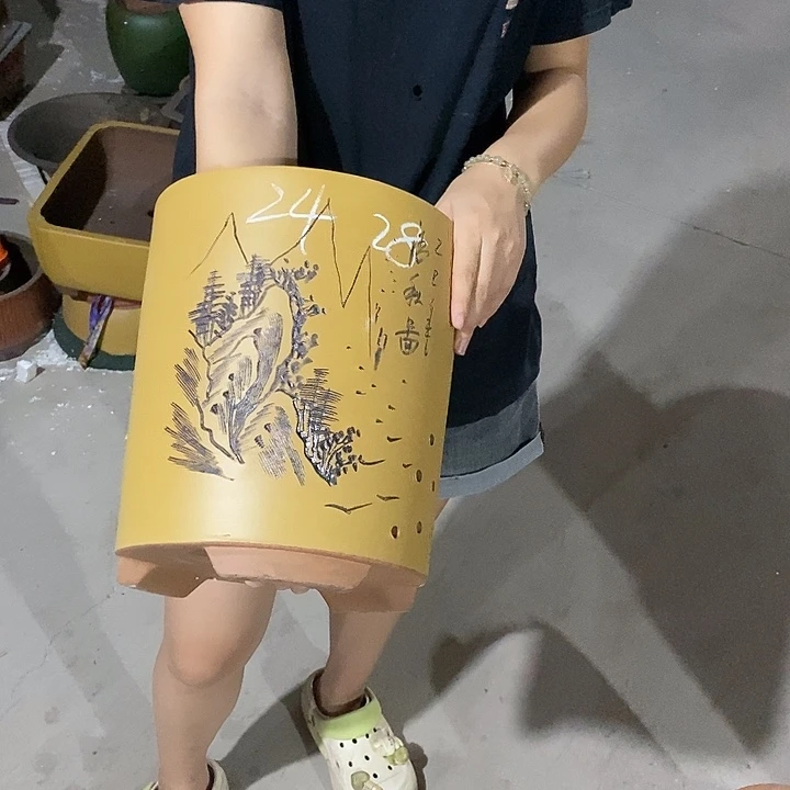 紫砂花盆紫砂花盆