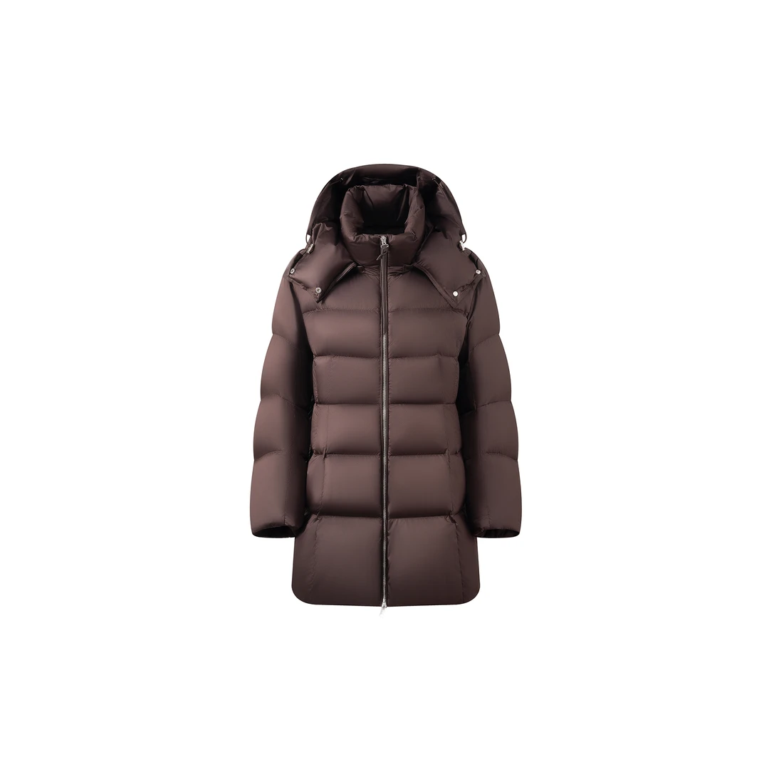 CoCoRoin女士冬季五防90白鹅绒羽绒服B家解构主义时尚轻奢鹅绒服