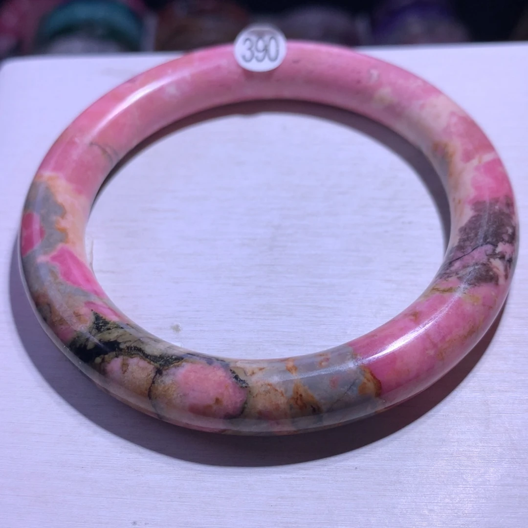 银S925镶嵌手镯水晶蔷薇62圈390