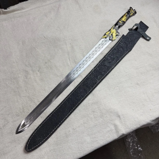 3550 龙泉昊天宝剑高锰钢唐横刀未开刃