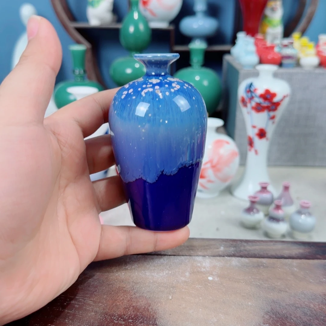 陶瓷手工小花器摆件
