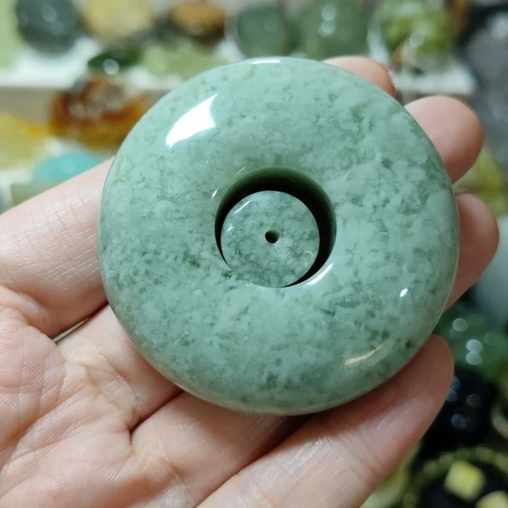 岫玉平安扣未镶嵌