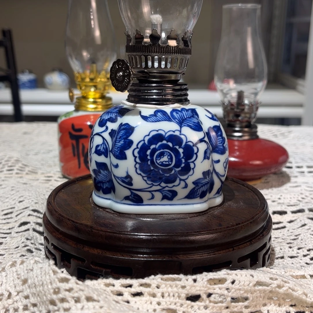 摆件景德镇陶瓷香薰灯