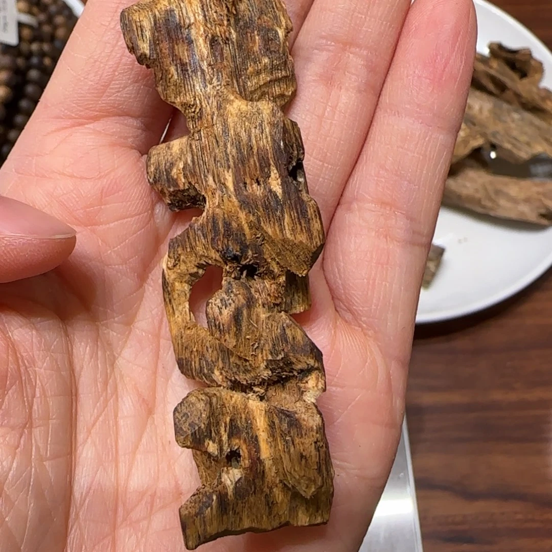 沉香沉香碎屑奇楠醇化5年白棋5.4克