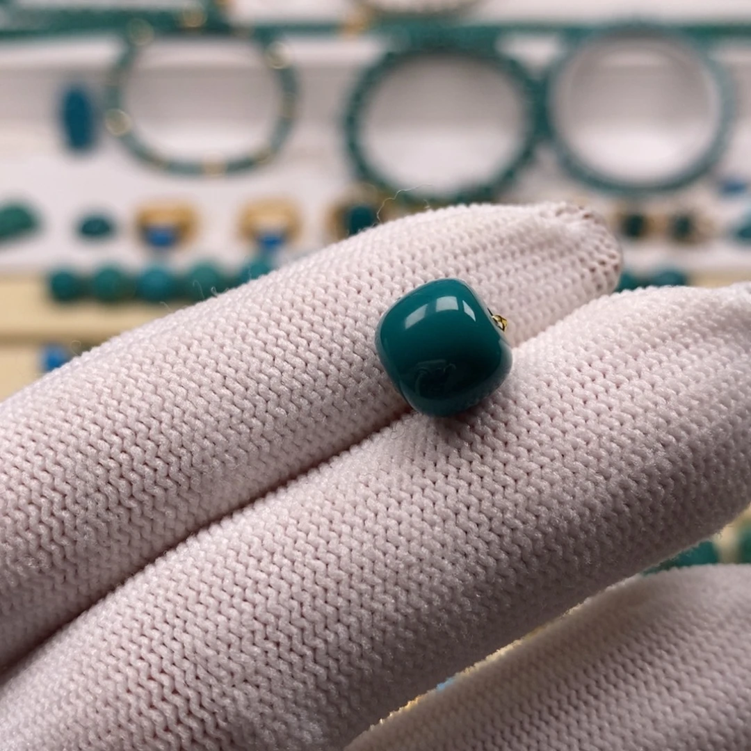 绿松石未镶嵌珠宝奇石老型9.5mm