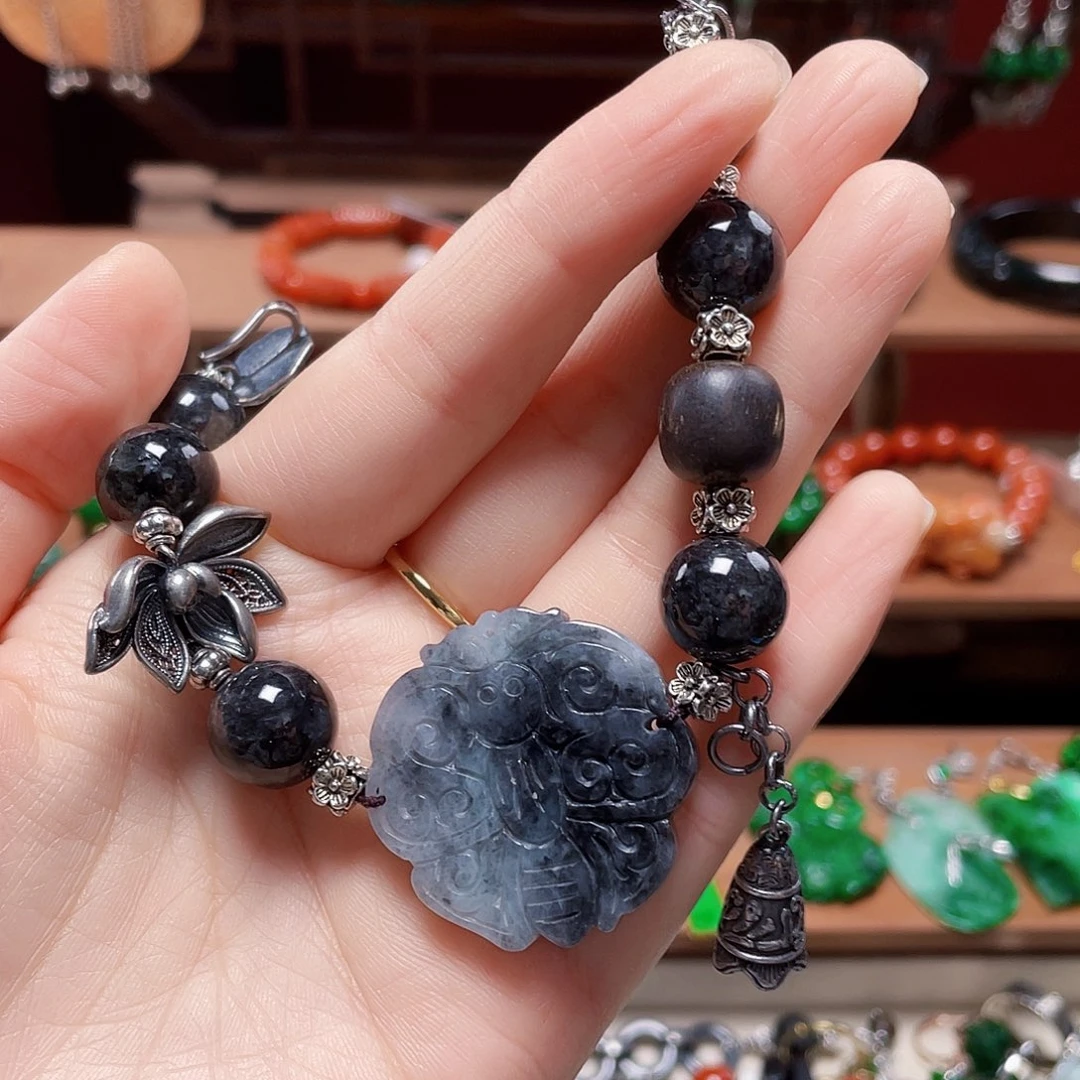 翡翠未镶嵌手链饰品