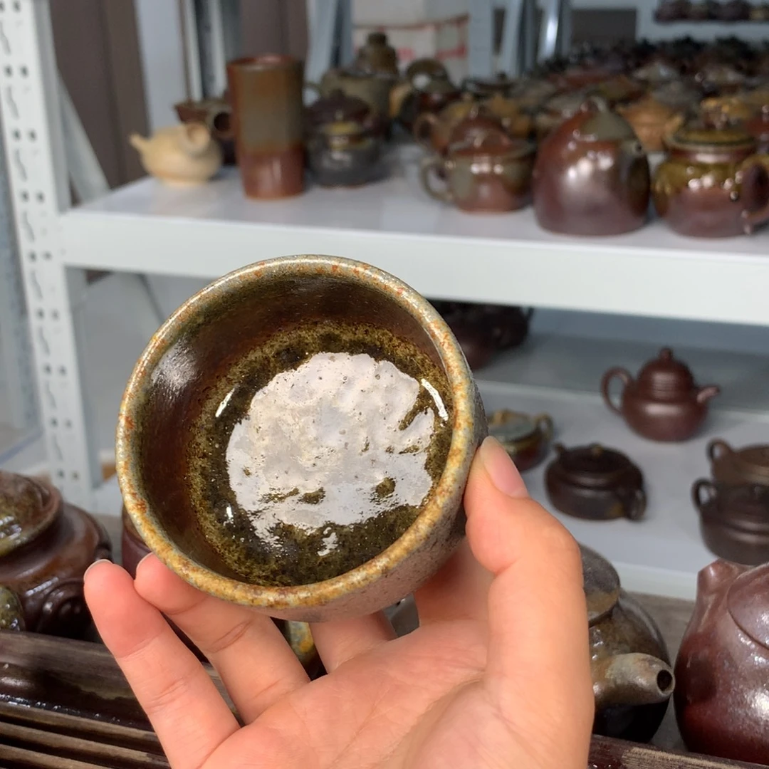 茶壶紫砂纯自然柴烧