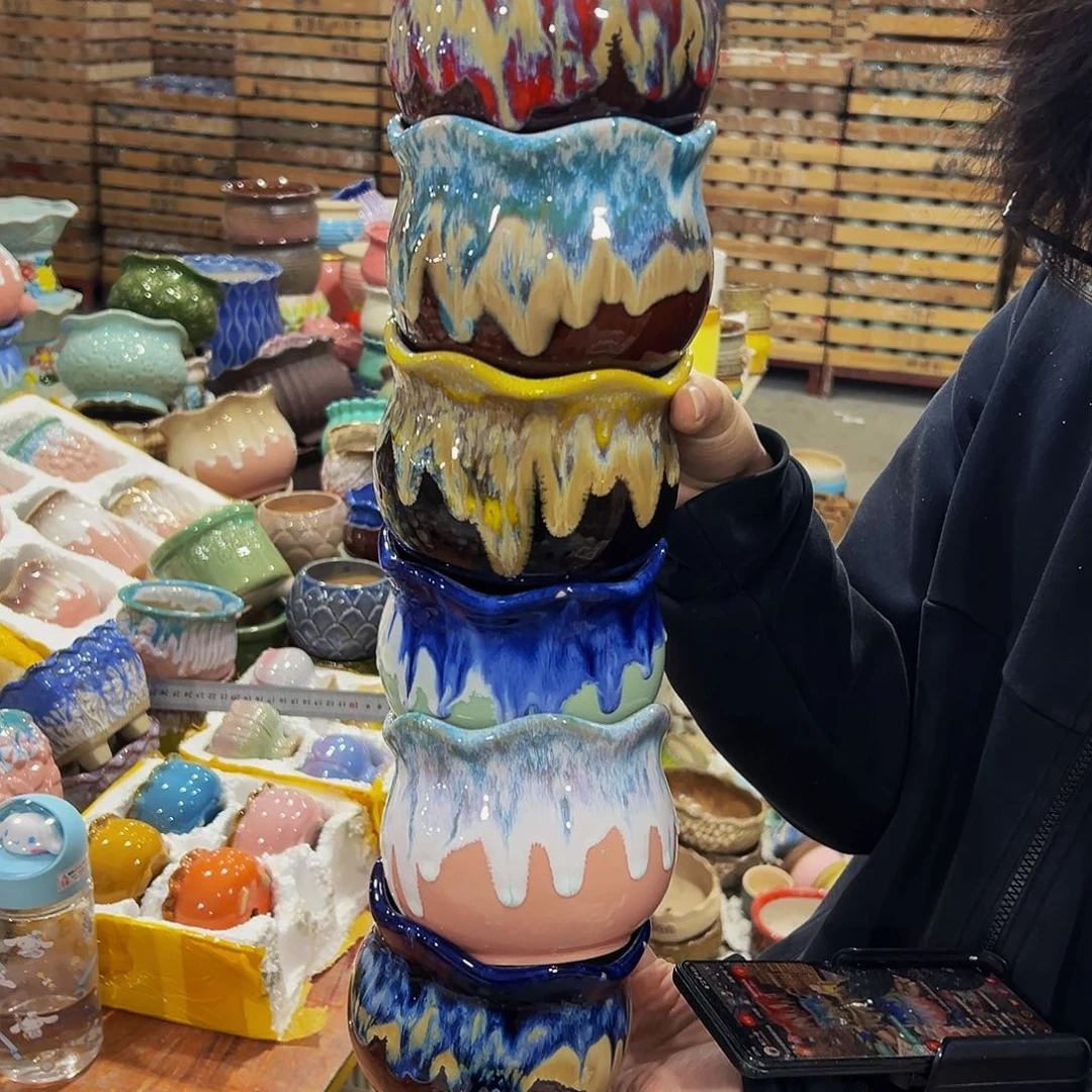 陶瓷直径12高度10 福利款多肉花盆