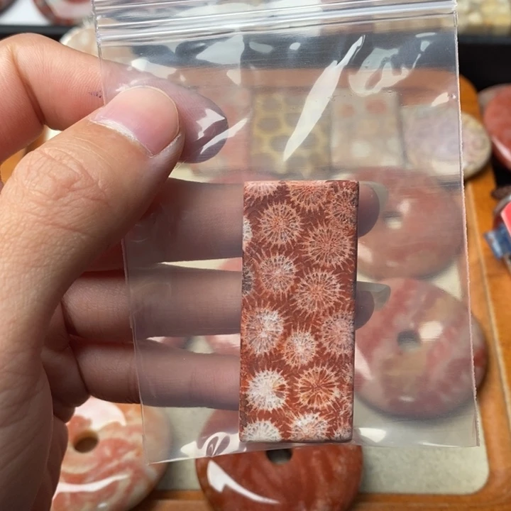 硅化玉颈饰未镶嵌小***画