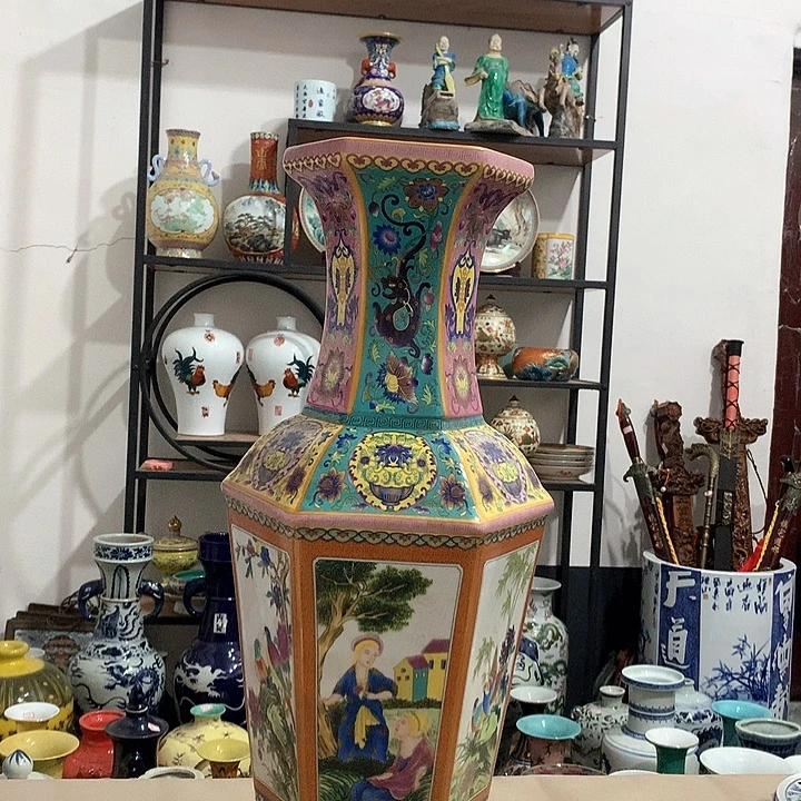 摆件博古架陶瓷摆件