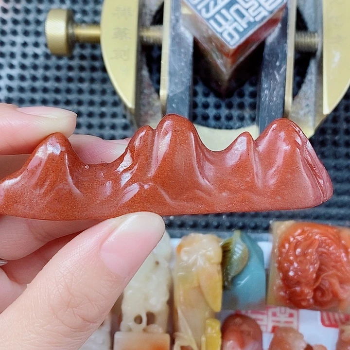 寿山石现场直播手工