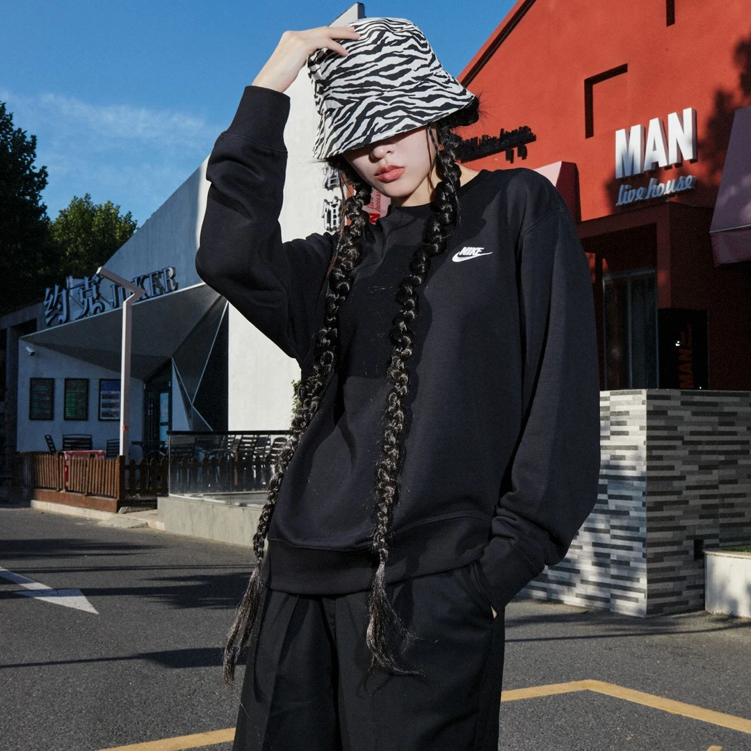 Nike耐克卫衣男子2025秋季新款圆领运动服针织休闲套头衫BV2667
