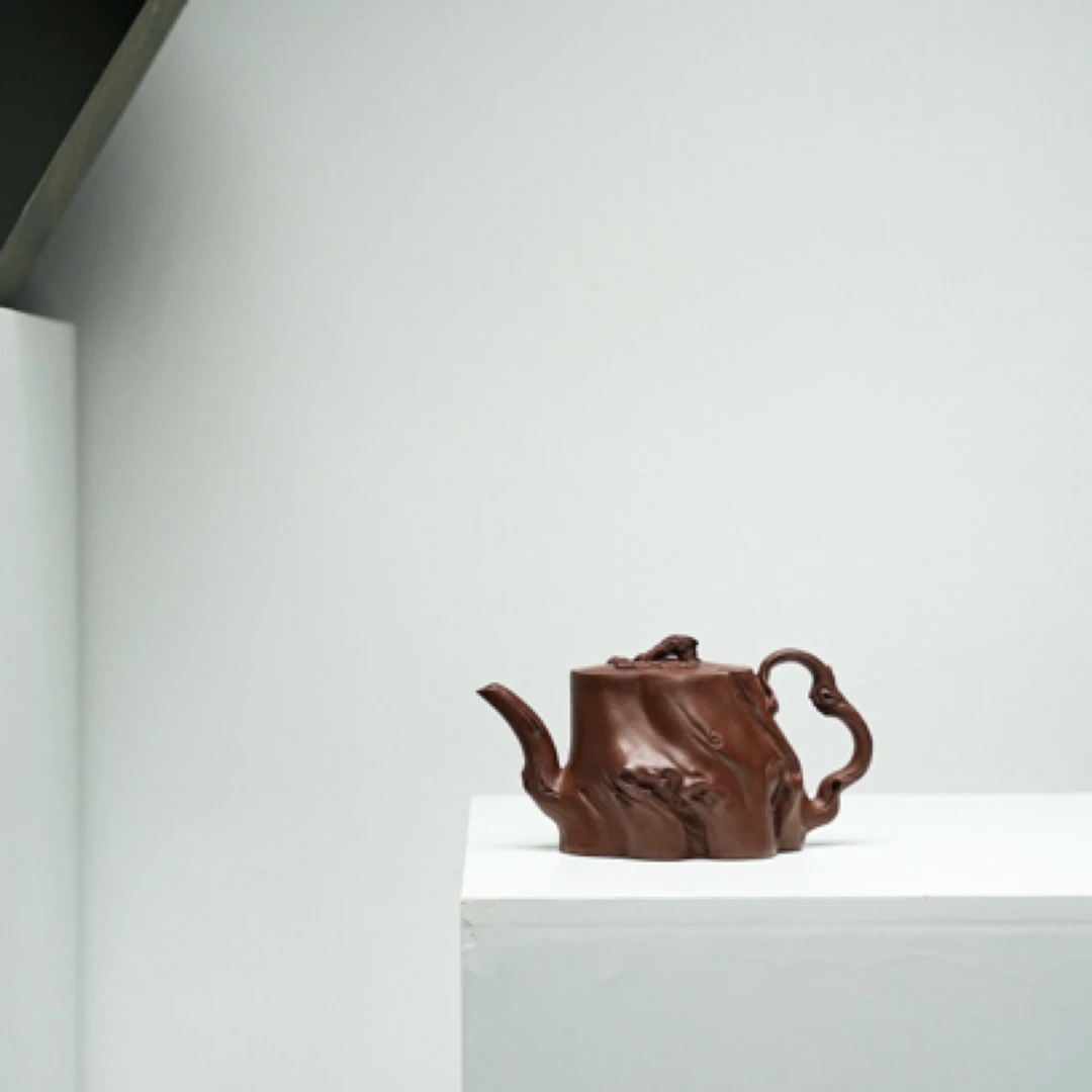 慕云松桩·慕古·220cc 原矿优质紫泥 紫砂壶