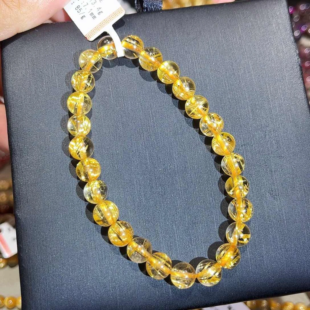 水晶手链未镶嵌钛晶手串