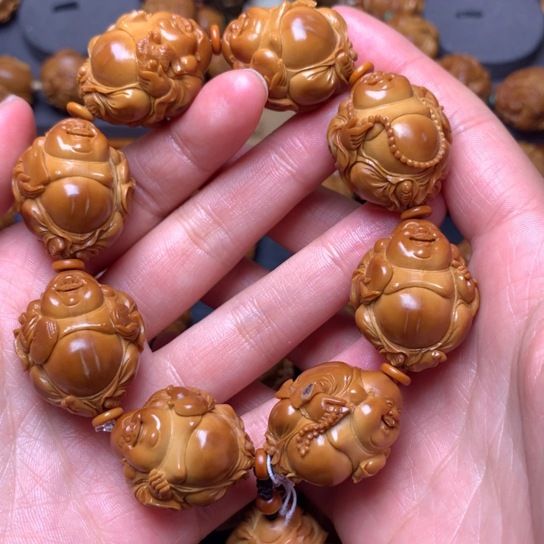橄榄核手串/手链八宝弥勒