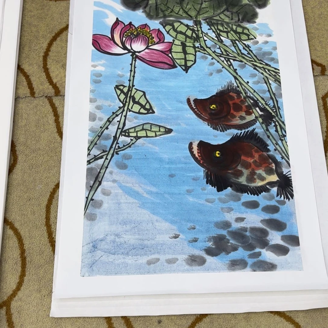 瑞***杰国画丁洪运三尺花鸟艺