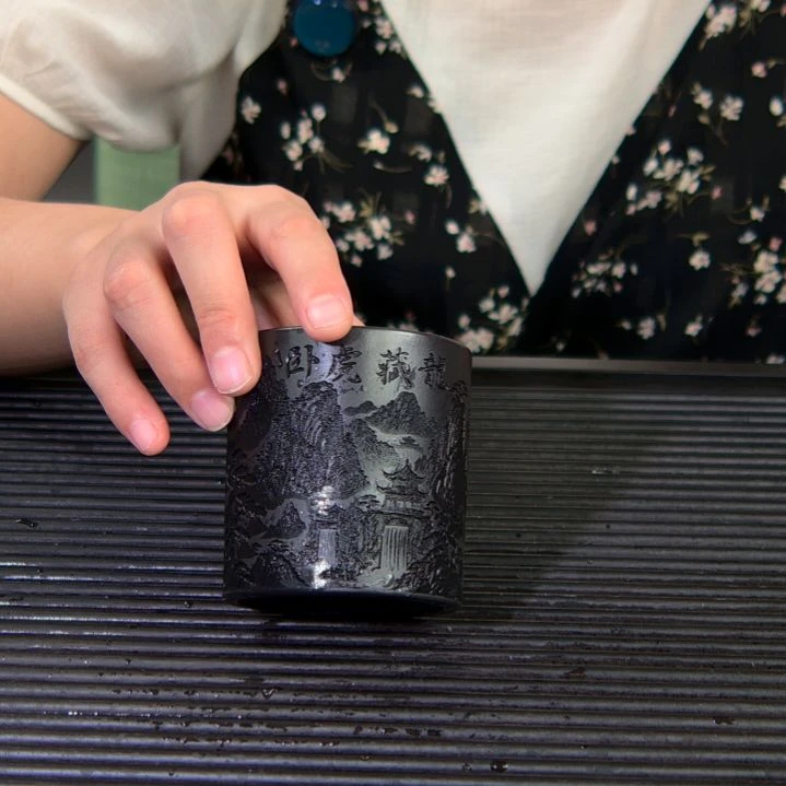 茶杯紫砂高货放漏