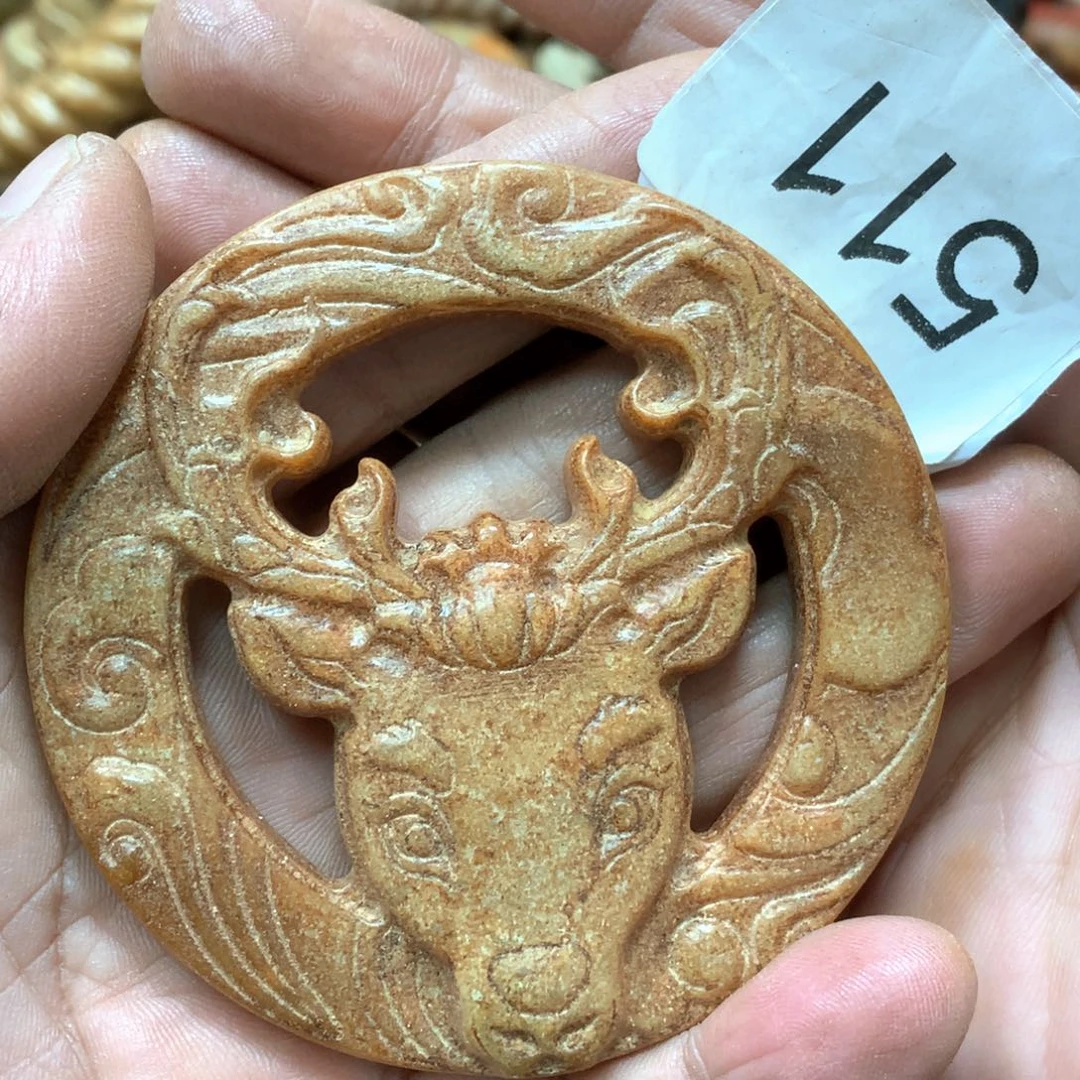 未镶嵌和田玉挂件