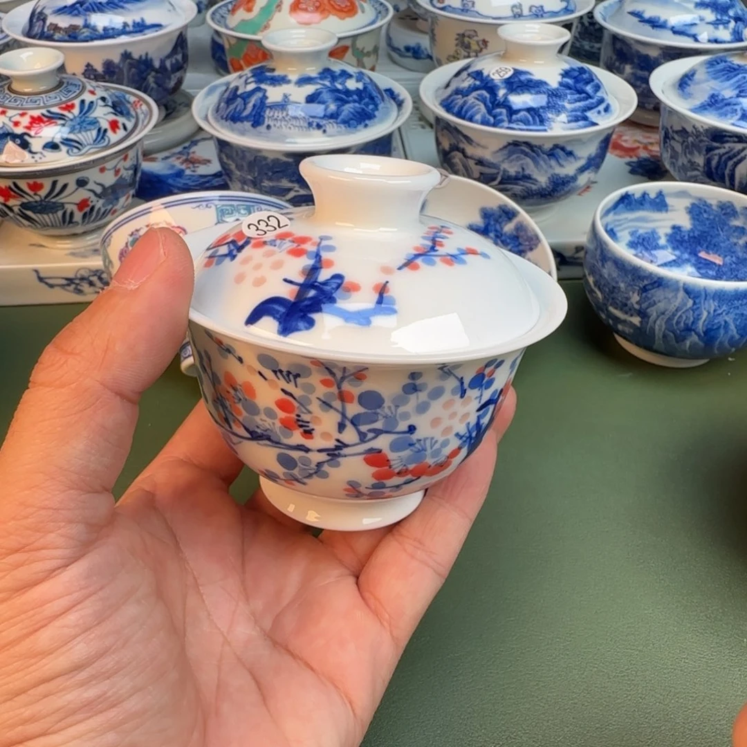 陶纯手工纯手绘茶具332