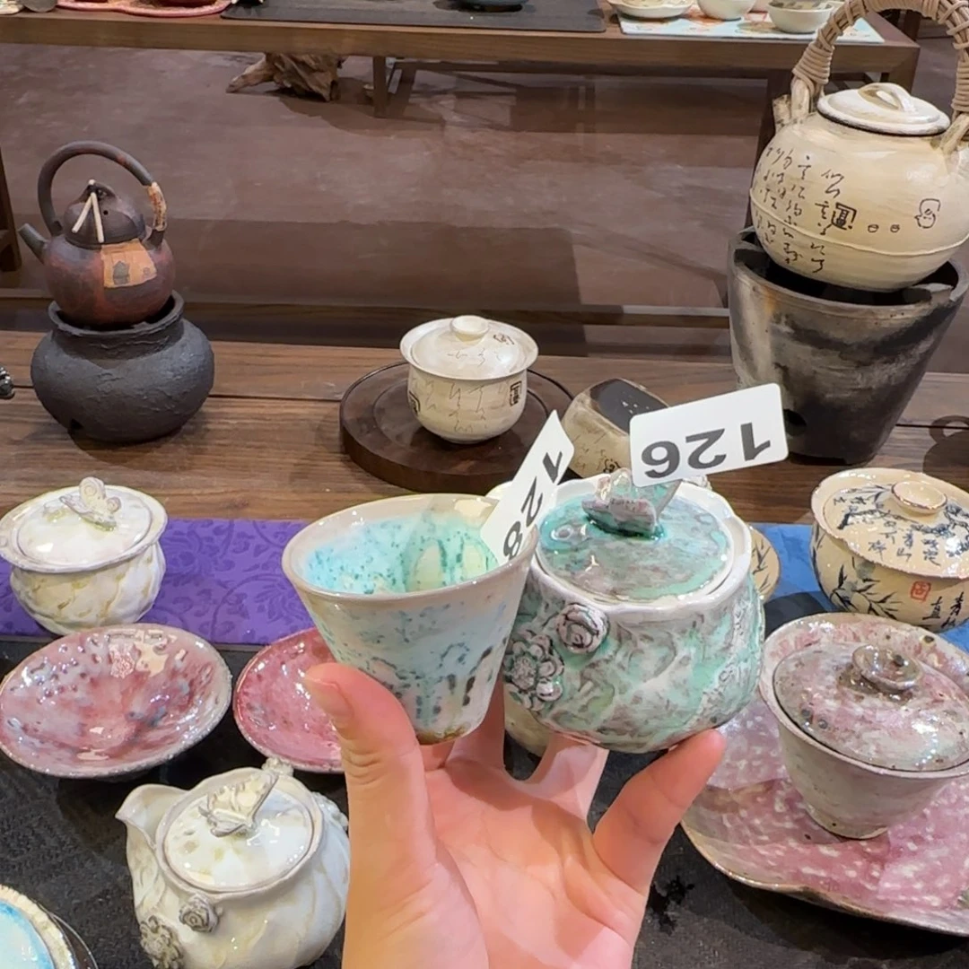 杜***鹃景德镇手作器皿了