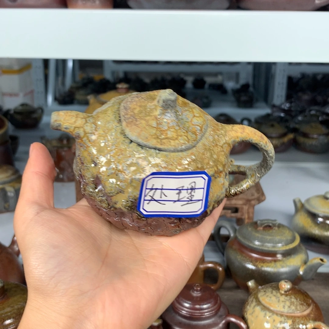 紫砂茶壶纯自然柴烧
