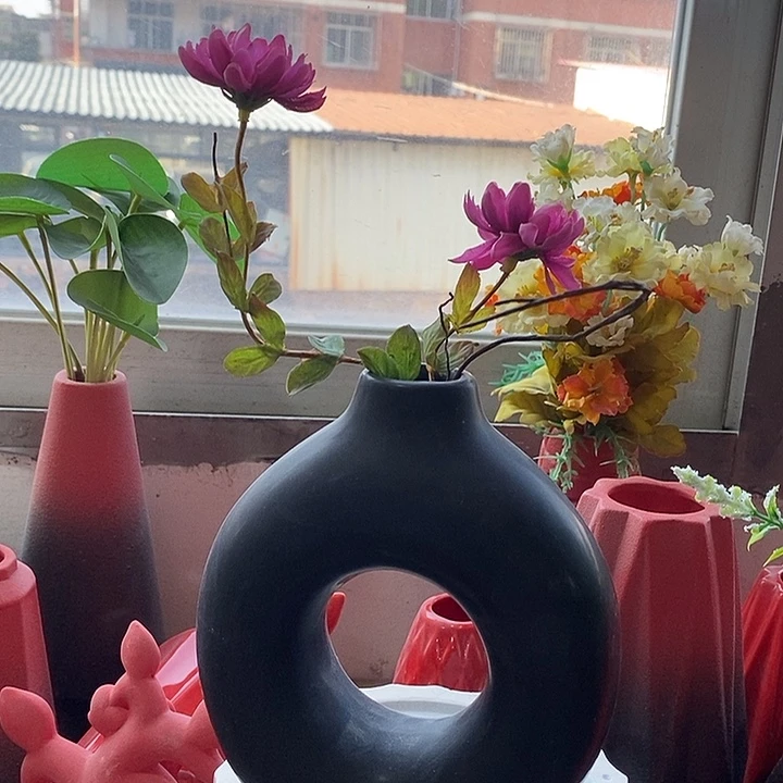 陶盆有孔 瑕疵针孔漏釉介意勿拍外高 15外口3