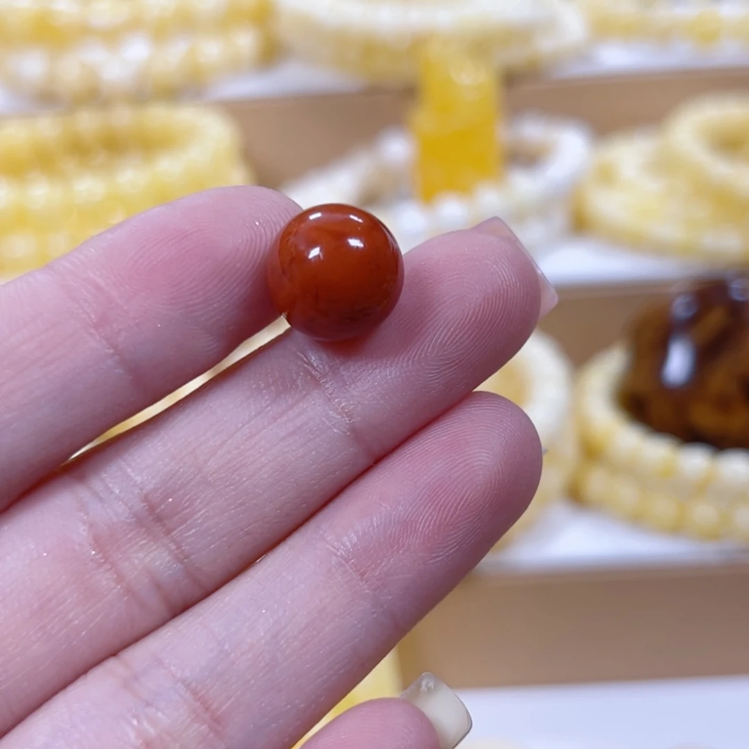 琥珀未镶嵌手链天然蜜蜡